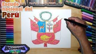 Cómo dibujar el escudo Nacional del Perú paso a paso