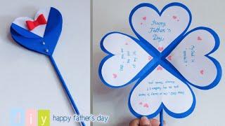 Beautiful Fathers day greeting card ideas  Origami paper crafts  DIY paper crafts
