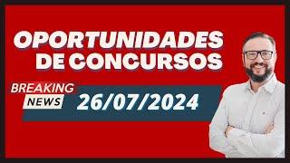  Notícias de Concursos Abertos e Previstos Descubra as Oportunidades do Momento 26072024