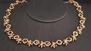 Siyah Mücevher Kolye Yapımı & Black Jewel Necklace