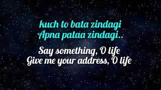 Kuchh Toh Bata Zindagi Lyrics English Translation  Jubin Nautiyal  PritamNeelesh M Salman Khan