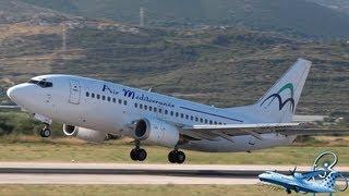 Air Mediterranee - Boeing 737-5L9 SX-BHR - Takeoff from SPULDSP Split airport