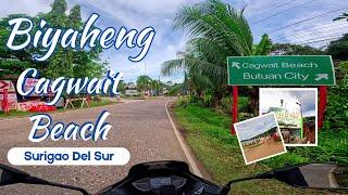 Biyaheng Cagwait Beach  Surigao Del Sur Mindanao  #motovlog #trending #travel #philippines #rider