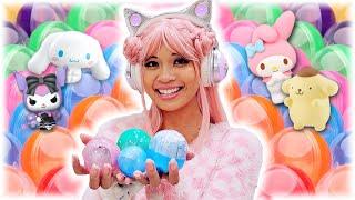 BUYING ONLY *SANRIO* GACHAPON SURPRISE CAPSULES IN JAPAN #sanrio #gashapon #japan #vlog