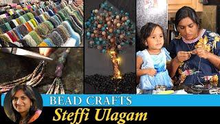 Crafts from Beads in Tamil  Making Jewelry and home decor from beads in Tamil