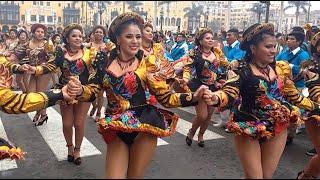 Chicas baile Saya Caporales 2019 Lima Perú Virgen de la Candelaria - Copacabana