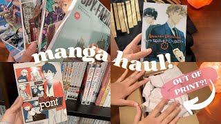 manga unboxing +  manga shopping  OOP finds