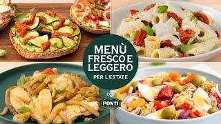 MENÙ FRESCO E LEGGERO PER LESTATE Ricette Facili - Fatto in Casa da Benedetta