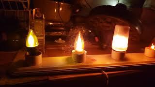 Euri Lighting LED Flickering Flame Bulb DemonstrationReviewComparison to LED Flame Effect