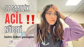 DOKTOR NÖBET VLOG Acil Serviste yaşananlar ‍️