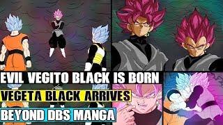 Beyond Dragon Ball Super Vegito Black Is Born Vegeta Black And Goku Black Vs Goku And Vegeta