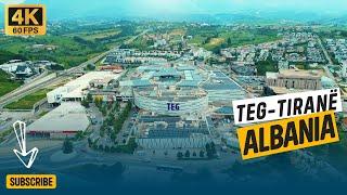 QENDRA TREGTARE ⁕ TEG ⁕ TIRANË  ALBANIA  VIDEO BY DRONE  4K