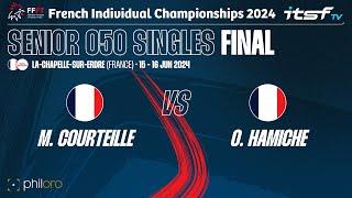 Courteille vs Hamiche - Final - FFFT Individual Championships 2024 Senior O50 Singles