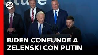 EEUU  BIDEN confundió a ZELENSKI con PUTIN y a KAMALA HARRIS con TRUMP  #26Global