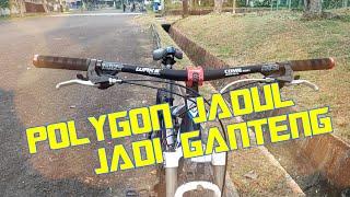 POLYGON JADUL JADI GANTENG  UPGRADE STEM n STANG SEPEDA POLYGON PREMIER 3