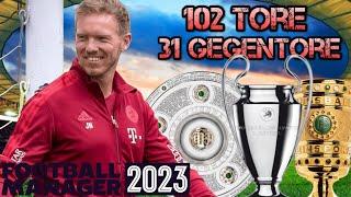 Nagelsmanns 4-2-3-1 Ist UNAUFHALTSAM  Bayern gewinnt das Triple  FM23 tactics