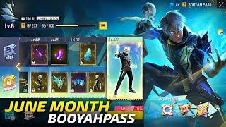 NEXT BOOYAH PASS IN FREE FIRE  JUNE BOOYAH PASS FREE FIRE 2024  SEASON 18 BOOYAH PASS FREE FIRE