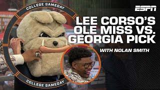 Lee Corsos headgear pick for Ole Miss vs. Georgia with Nolan Smith  College GameDay