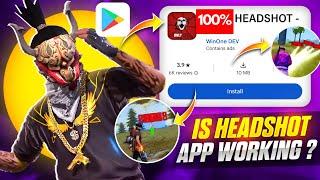 IS HEADSHOT APP WORKING IN FREE FIRE ?  HEADSHOT APP WORK OR NOT  GRINGO XP  GARENA FREE FIRE