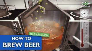 Beer Brewing Process - 3D Animation The art of brewing