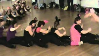 Bevs Zumba April fools   oops upside your head