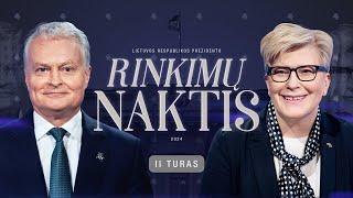 LAIKYKITĖS TEN PREZIDENTO RINKIMAI II TURAS 2024  Rinkimų naktis su Laisvės TV