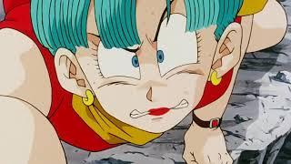 Un dinosaurio le lame el trasero a Bulma - Dragon Ball Z HD