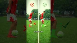 BEGINNER FLICK UP TUTORIAL ️.#football #footballskills #shorts #soccer #tutorialvideo