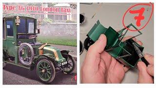 7️⃣RENAULT 1910 TYPE AG ..LONDON TAXI .. ICM 124 scale