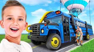 Surprising Friends With a Fortnite Battle Bus In Real Life