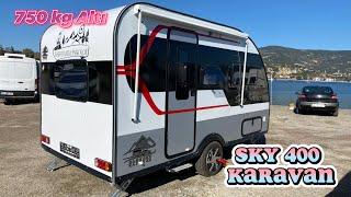 Blue Sky 400 Karavan - 750 kg Altı Çekme Karavan 2023 güncel fiyatlar ile