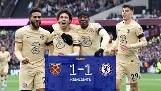 West Ham v Chelsea 1-1  Highlights  Premier League