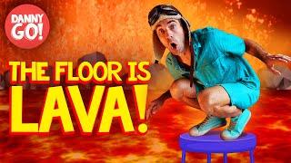 The Floor is Lava Dance   Danny Go Kids Brain Break Activity Songs