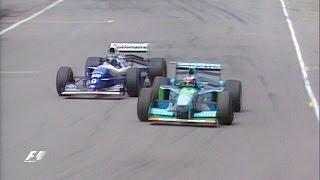 Schumacher And Hill Collide In Title Showdown  1994 Australian Grand Prix