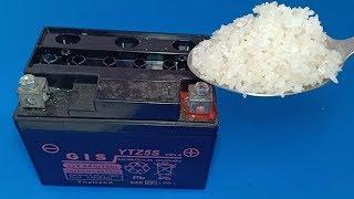 How to repair dead  dry battery at home  Lead acid battery repairation