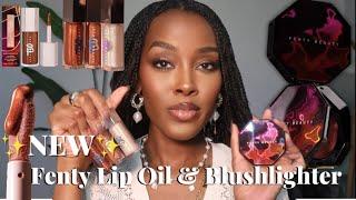 NEW Fenty Beauty Lip Oil & Blushlighter  Bronze All Ova