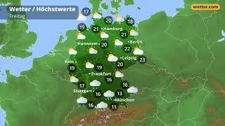 Wetter-Update Enorme Regenmengen zum Wochenende