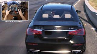 Mercedes-Benz E63S AMG W213 - GTA V  Logitech G29  When GTA VI ? Who waiting? REVIEW