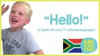 Hello in South Africa’s 11 official languages – Kids say hello in all 11 languages Episode 1