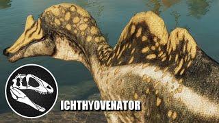 3 Ichthyovenator vs 2 Irritator - JWE 2 Mods 4K 60FPS