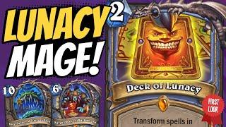 DECK OF LUNACY Are Cheap Random Spells Enough in Yogg Mage?  Darkmoon Faire  Hearthstone