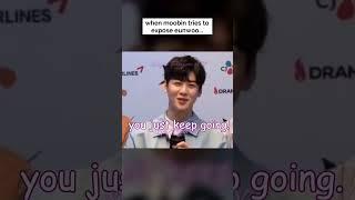 Moonbin tries to expose Eunwoo  #chaeunwoo #moonbin #astro #kpop #kpopidol #shorts #kpopedit