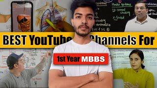 BEST YouTube Channels For FIRST Year of MBBS️Government Medical College