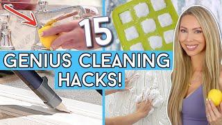 15 Hacks Pembersihan GENIUS Dari PENGURUS RUMAH TANGGA PROFESIONAL