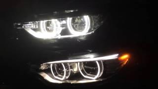 BMW F30 LED Headlights Comparison with M4 OEM