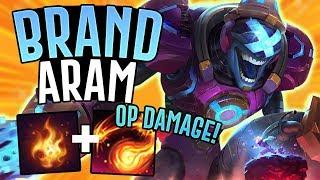 THE HIGHEST DAMAGE CHAMP IN ARAM? - Brand ARAM - League of Legends