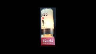 Coors Beer Illuminated Heat Activated Motion Sign