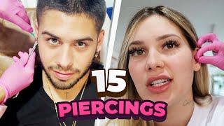 FIZEMOS 15 PIERCINGS NO MESMO DIA