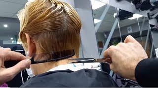 Amazing hairstyleEĞİTİM 57 #Shorthaircut #Modernsaç #Kısasaç #Saçkesimi #Haircut #Amazinghair