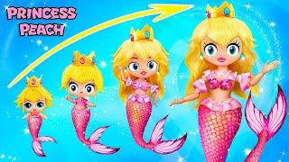 Princess Peach the Mermaid Growing Up 31 DIYs for LOL OMG